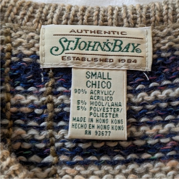 St. John's Bay Knit Sweater Vest, Women's Small - Picture 2 of 6